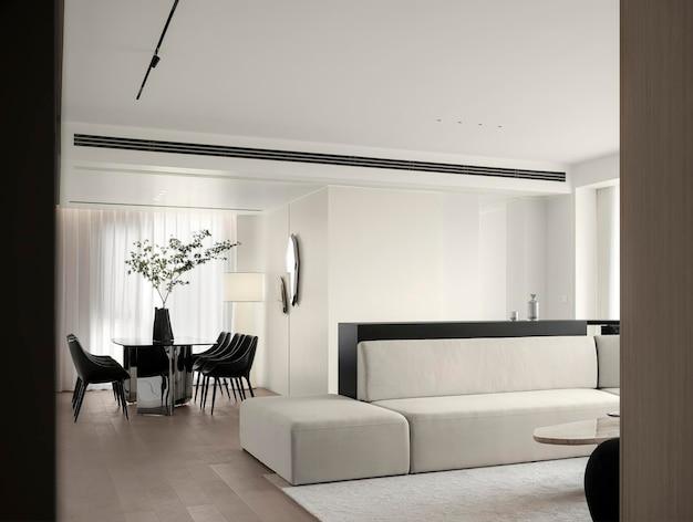  Эстетика минимализма: современный интерьер квартиры с использованием нейтральных цветов